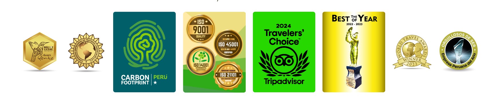 Tripadvisor awards and certifications
